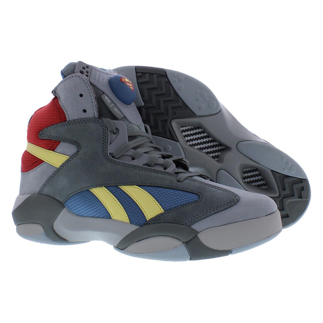 Reebok Shaq Attaq Unisex Shoes Size 8.5 Color: Alloy/brave Blue/rich Magma - Gray, Main: Grey