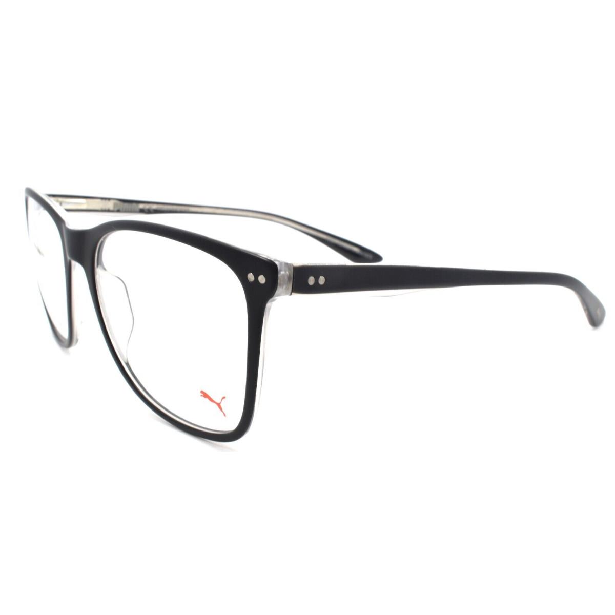 Puma PU0129O 002 Men`s Eyeglasses Frames 55-19-145 Black