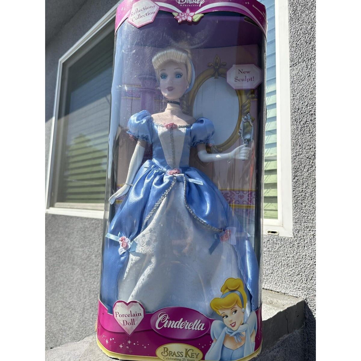 Disney Princess Reflections Collection Cinderella Porcelain Doll Still