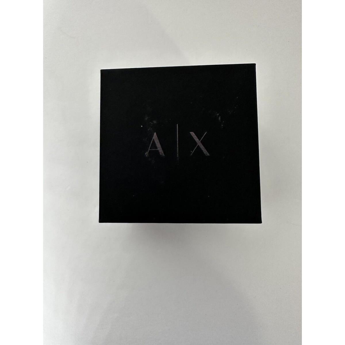 Armani Exchange Mens Wrist Watch AX2434 Stainless Steel Black Classic Quartz