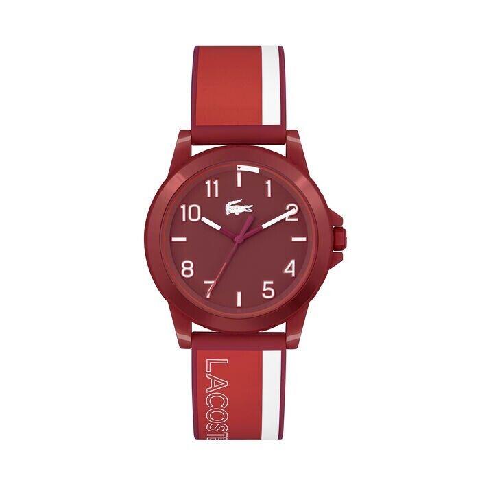 Lacoste Rider Unisex Signature Red Logo Strap 36mm Watch 2030047