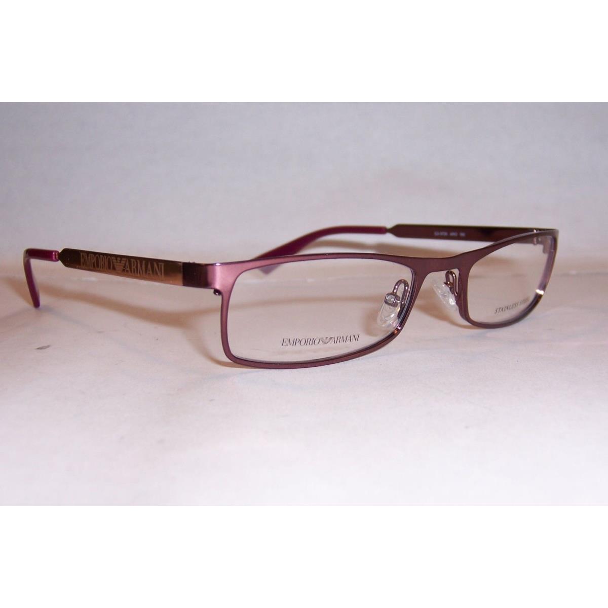 Emporio Armani Eyeglasses EA 9726 Aro Red Powder 52mm RX