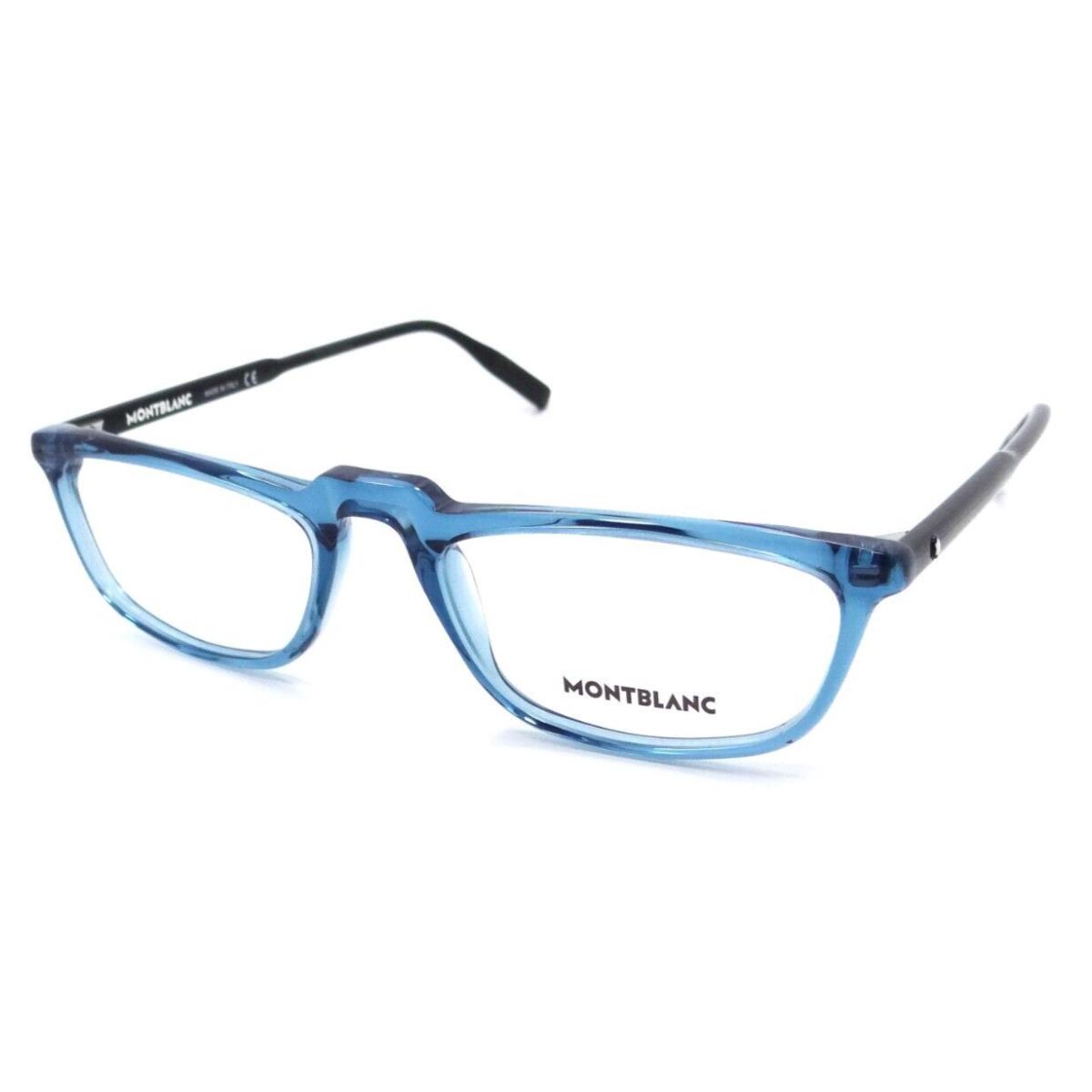 Montblanc Eyeglasses Frames MB0053O 003 54-20-150 Blue / Black Made in Italy