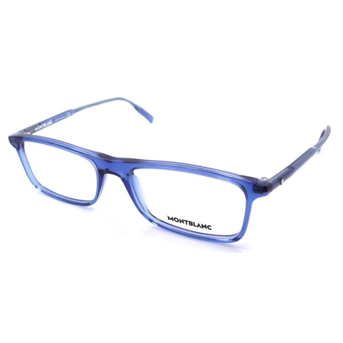 Montblanc Eyeglasses Frames MB0086O 004 54-18-150 Blue Made in Italy