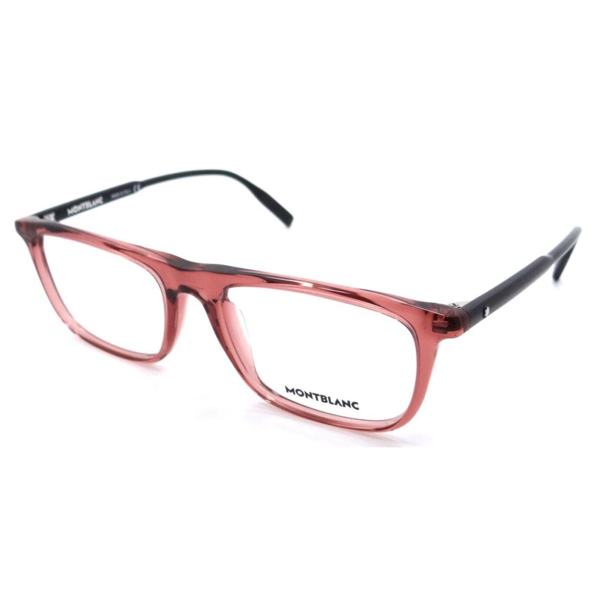 Montblanc Eyeglasses Frames MB0012O 012 54-18-145 Burgundy / Black Made in Italy