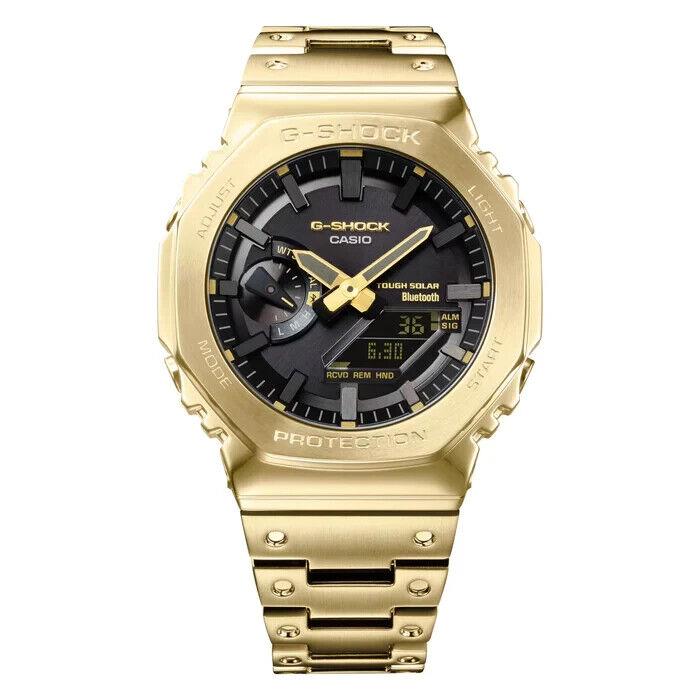 Casio G-shock Black Dial Gold-tone Steel Men`s Watch GMB2100GD-9A