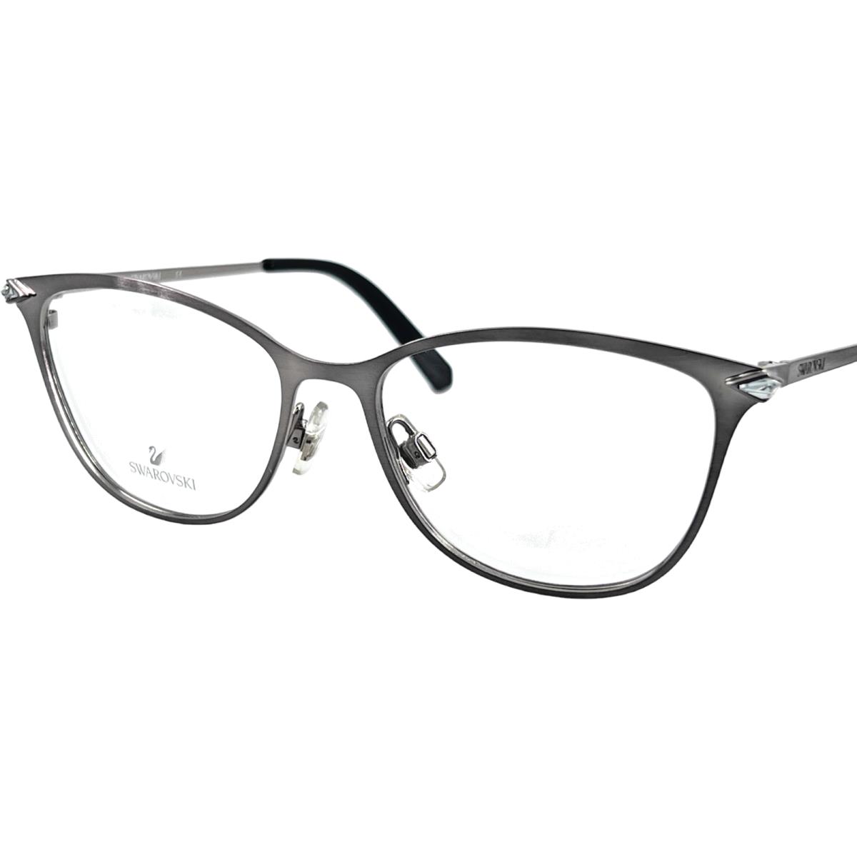 Swarovski SK5246 Women`s Metal Eyeglass Frame 001 Black 52-16 W/case