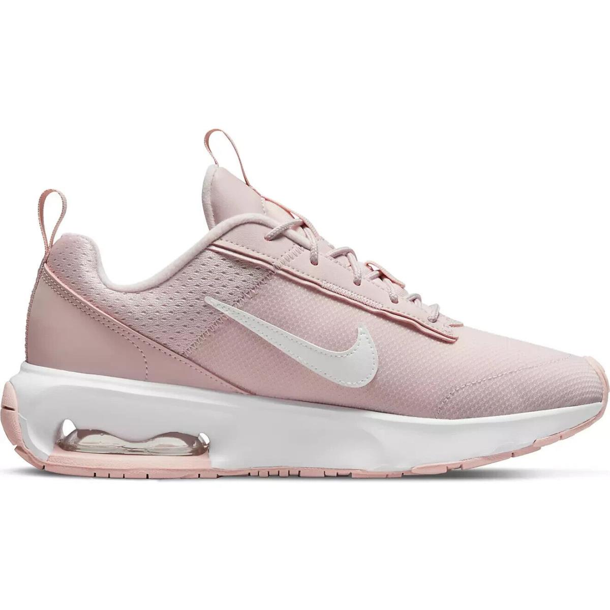 Womens 11 Nike Air Max Interlock Lite Barely Rose White Run Shoes DV5695-600 - Pink