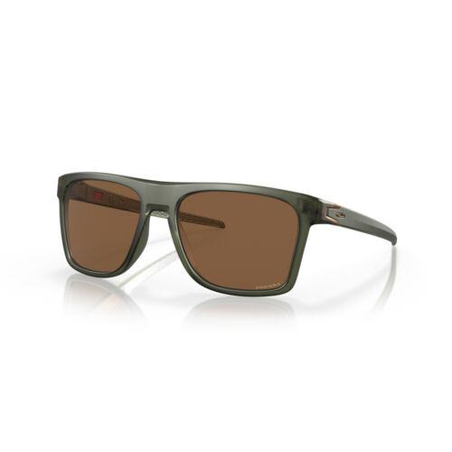 Oakley Leffingwell Sunglasses - Matte Olive Ink - Prizm Bronze - Matte Olive Ink Frame, Prizm Bronze Lens
