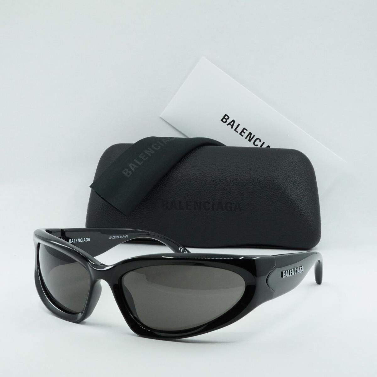 Balenciaga BB0157S 001 Black/grey 65-17-125 Sunglasses