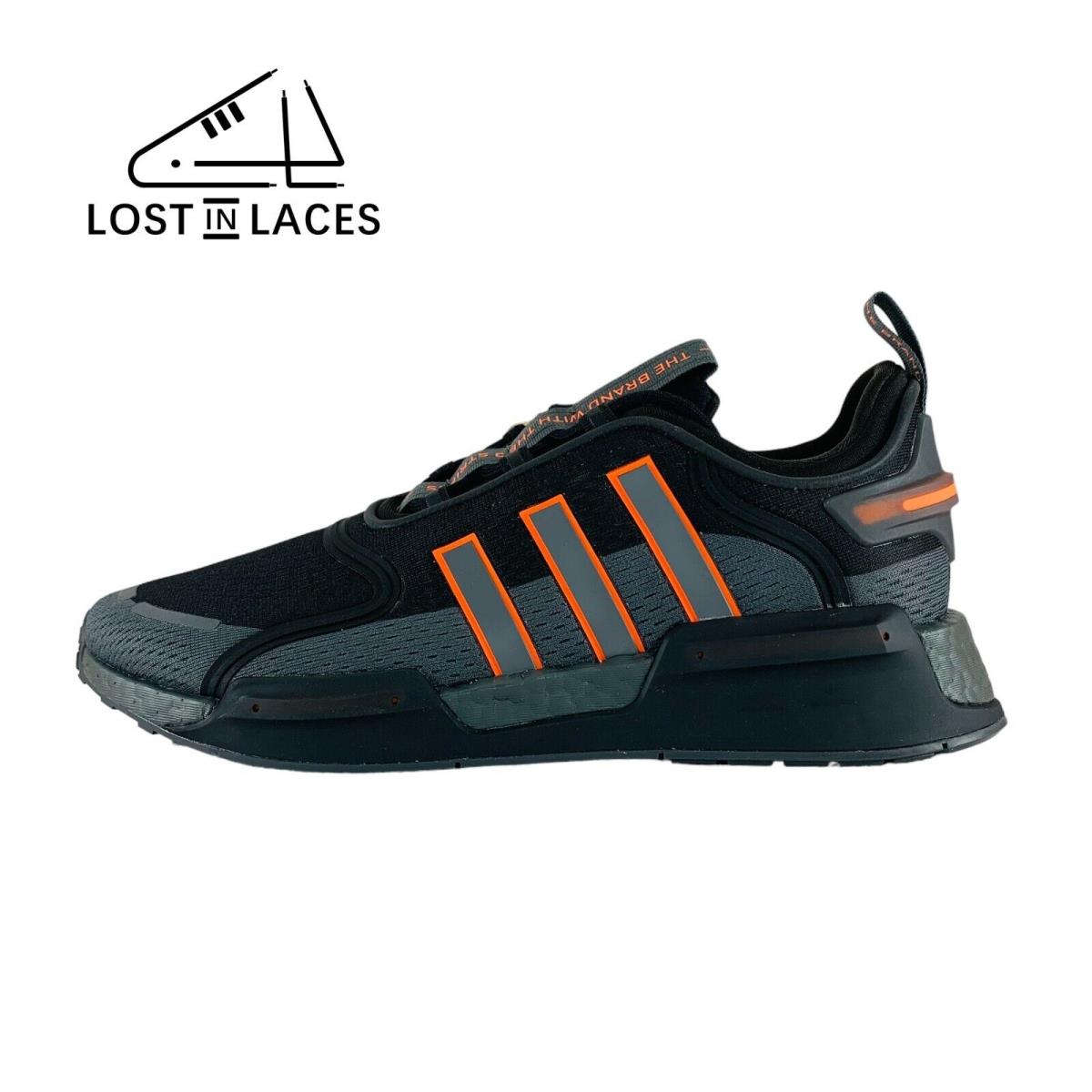 Adidas NMD_V3 Black Solar Orange Sneakers Shoes FZ6497 Men`s Sizes