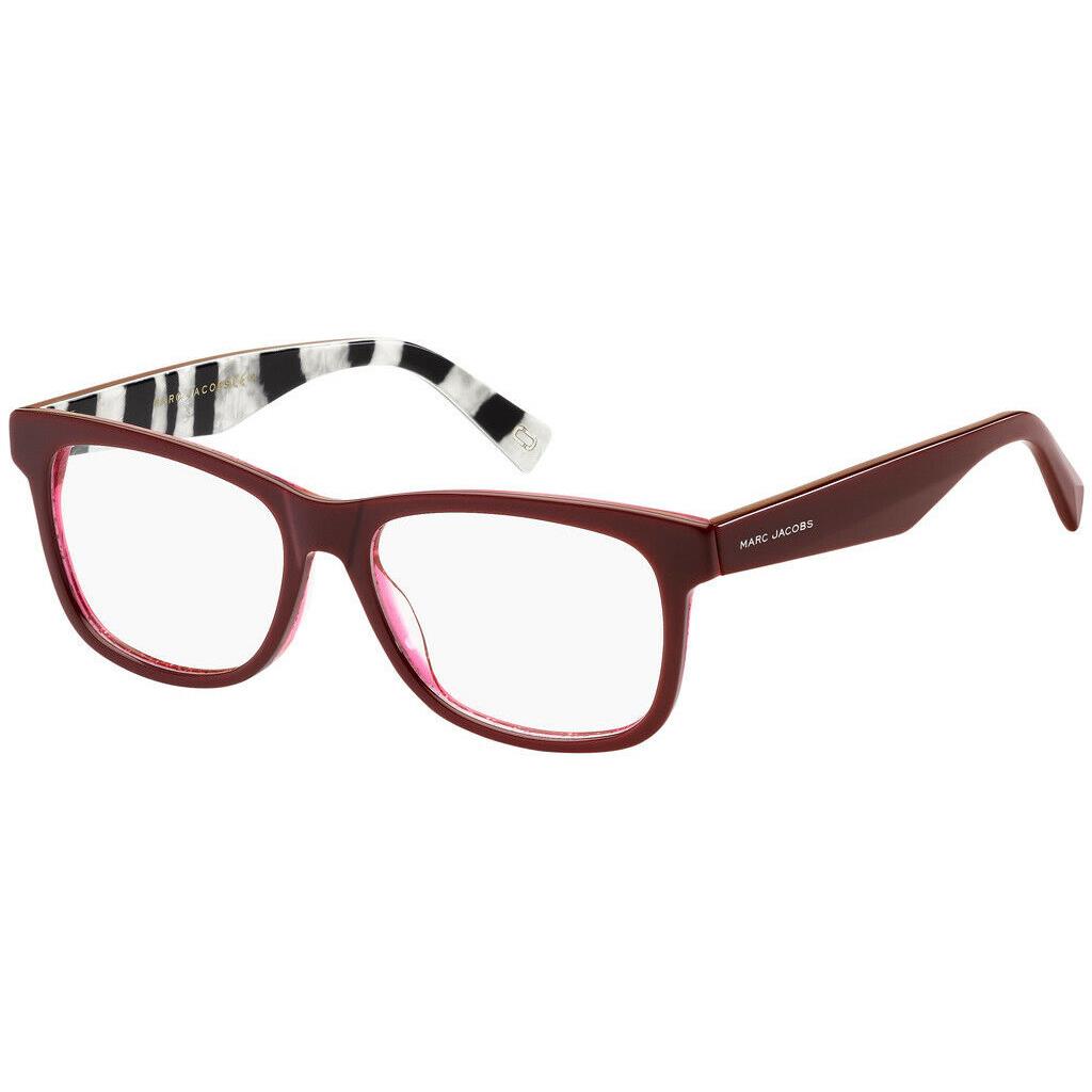 Marc Jacobs 235 Osw 53mm Burgundy Glitter Women`s Rx Ophthalmic Eyeglasses