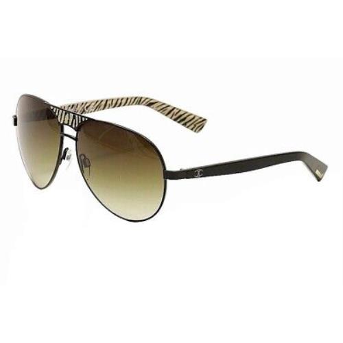 Just Cavalli Women`s JC510S JC/510S 04F Black on Print Pilot Sunglasses 60mm