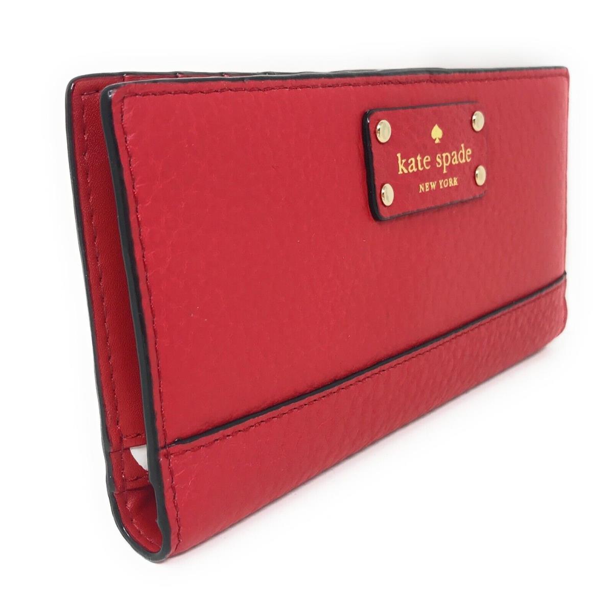 Kate Spade New York Bay Steet Stacy Leather Wallet - Red Carpet