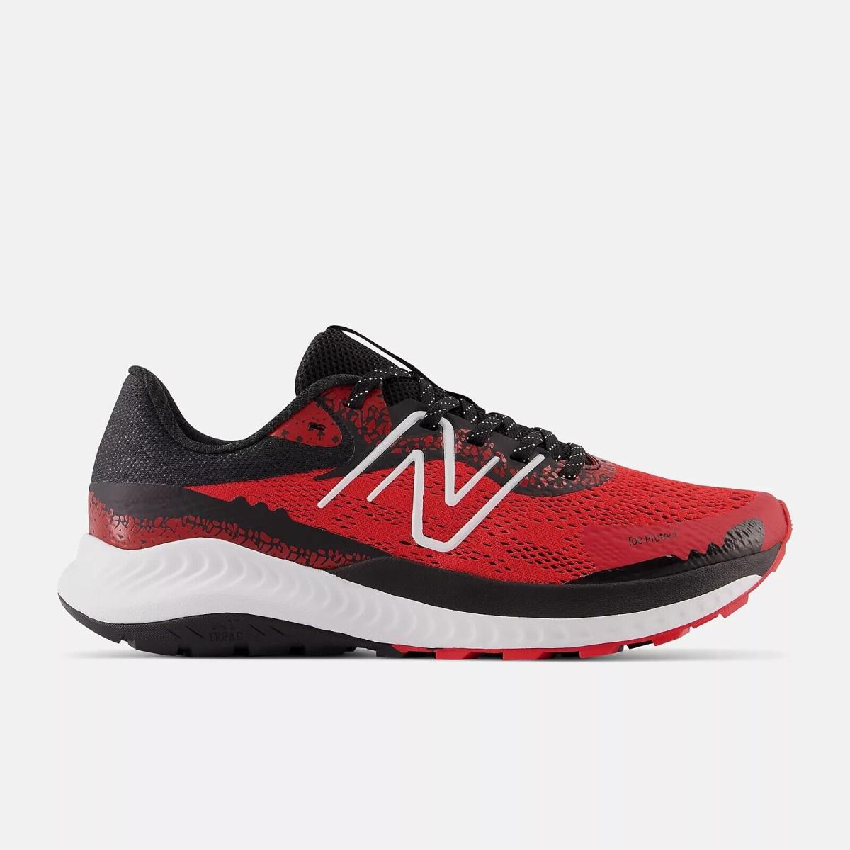 New Balance Men`s Trail Running Mesh Upper High Traction Lightweight Shoes Red