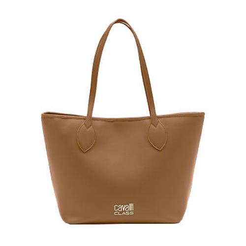 Cavalli Class Ravenna Camel Everyday Soft Large Shopper Tote Bag