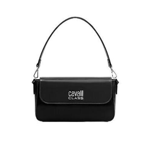 Cavalli Class Firenze Black Medium Classic Shoulder Bag