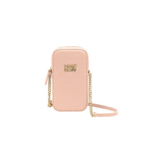 Cavalli Class Palermo Powder Pink Small Phone Holder Crossbody Bag