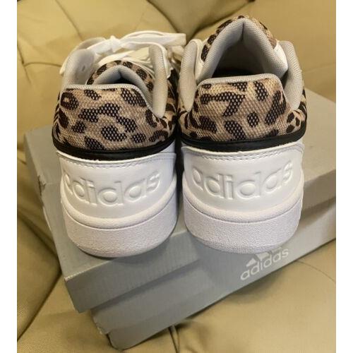 Adidas shoes Hoops - White, Leopard Print 1