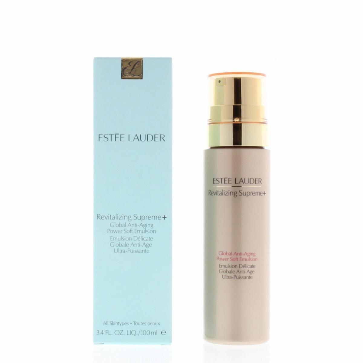 Estee Lauder Revitalizing Supreme + Global Anti-aging Power Soft Emulsion 3.4oz