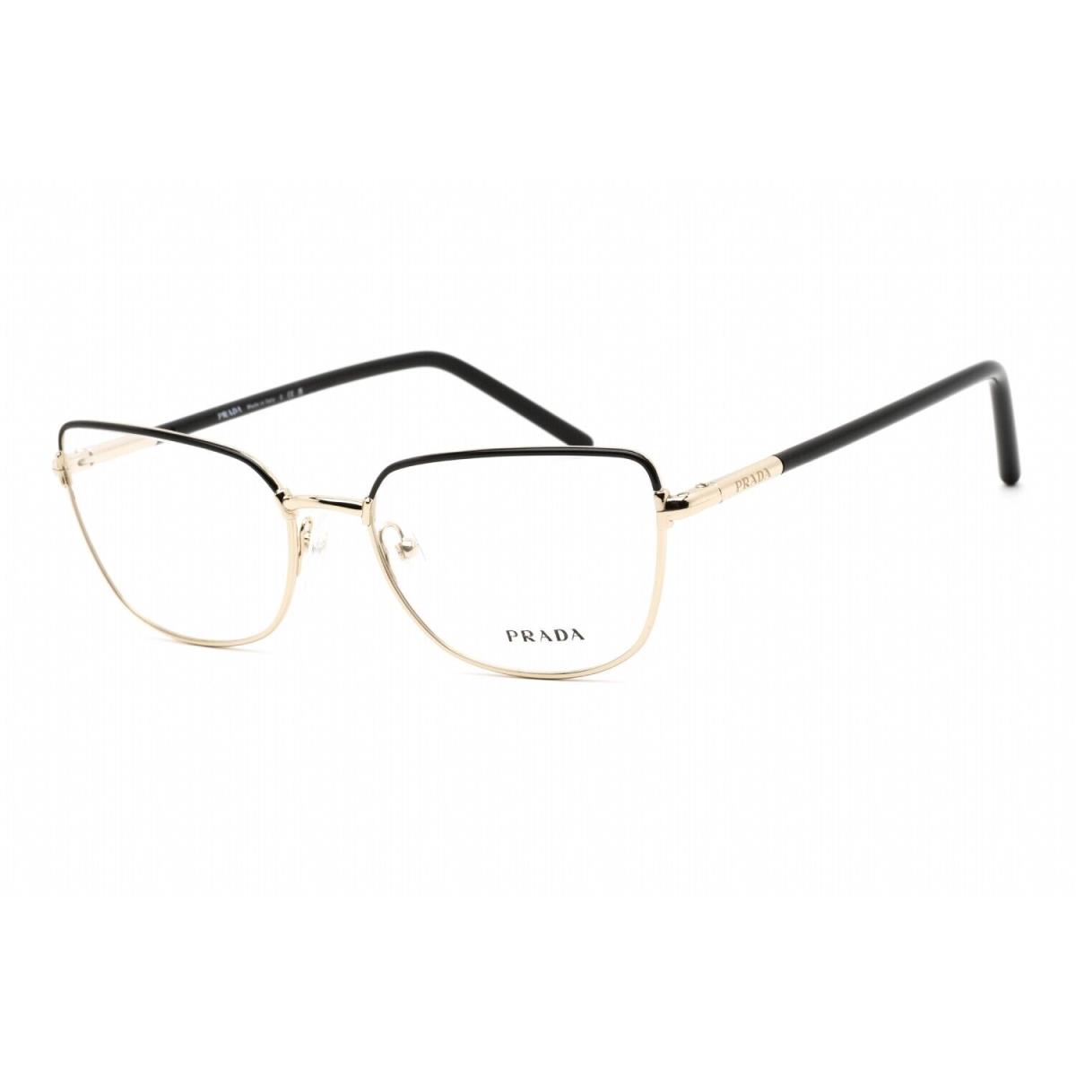 Prada PR 59YV AAV1O1 Eyeglasses Pale Gold Frame 53mm