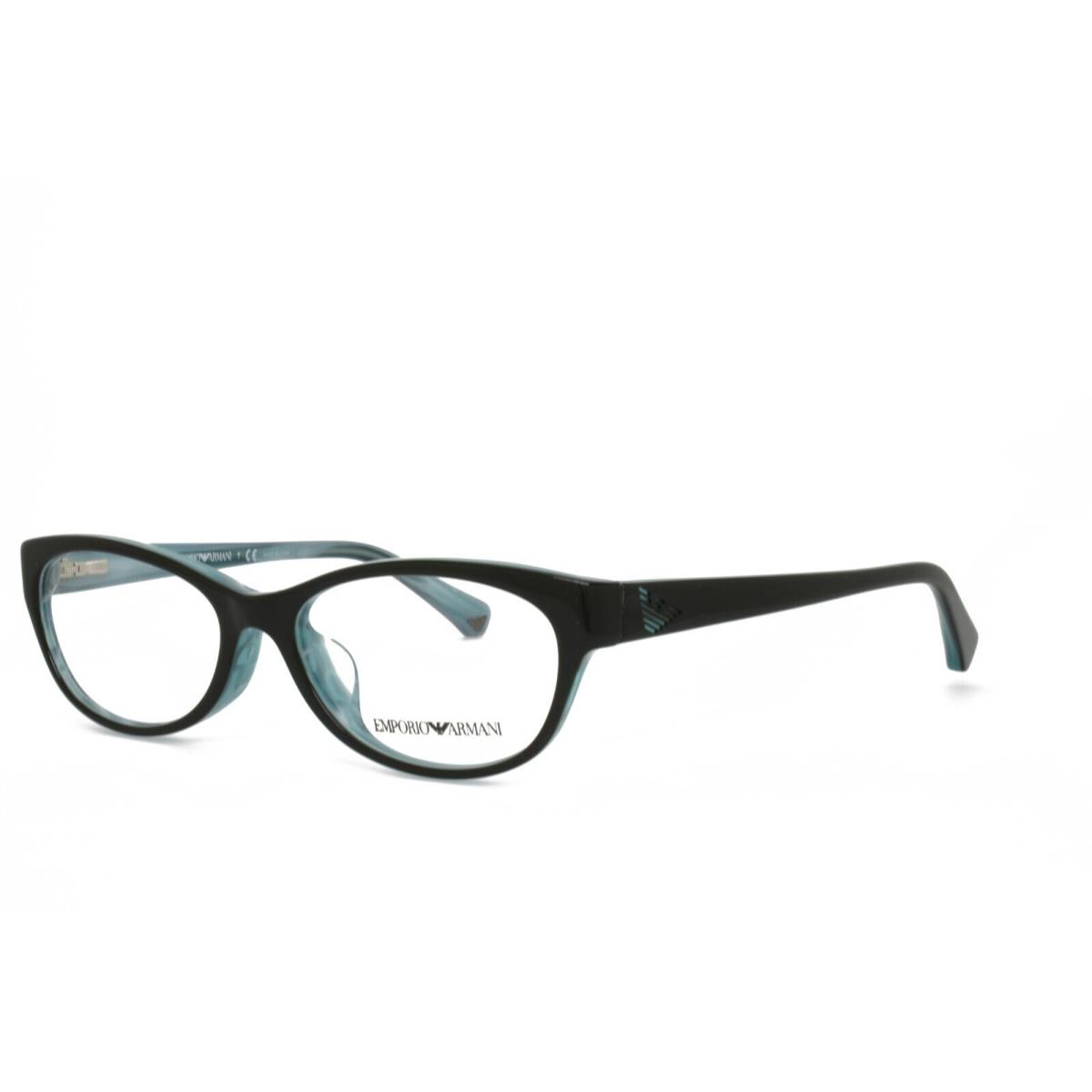 Emporio Armani 3008F 5052 53-16-140 Black Blue Eyeglasses Frames