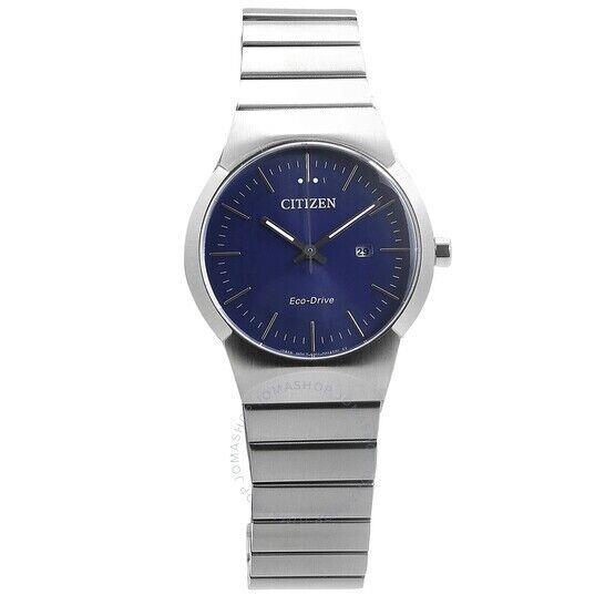 Citizen EW2670-53L Axiom Eco-drive Blue Dial Silver Steel Bracelet Womens Watch