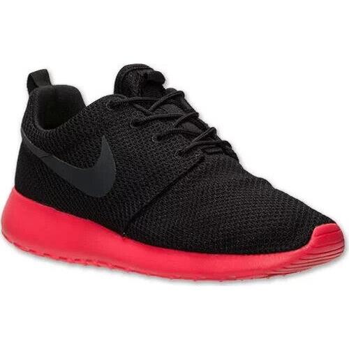 Mens Size 8.5 Nike Roshe One Siren Red Anthracite 511881-016 - Black