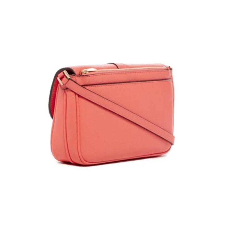 Kors Charlton Large Leather Crossbody Pink Grapefruit