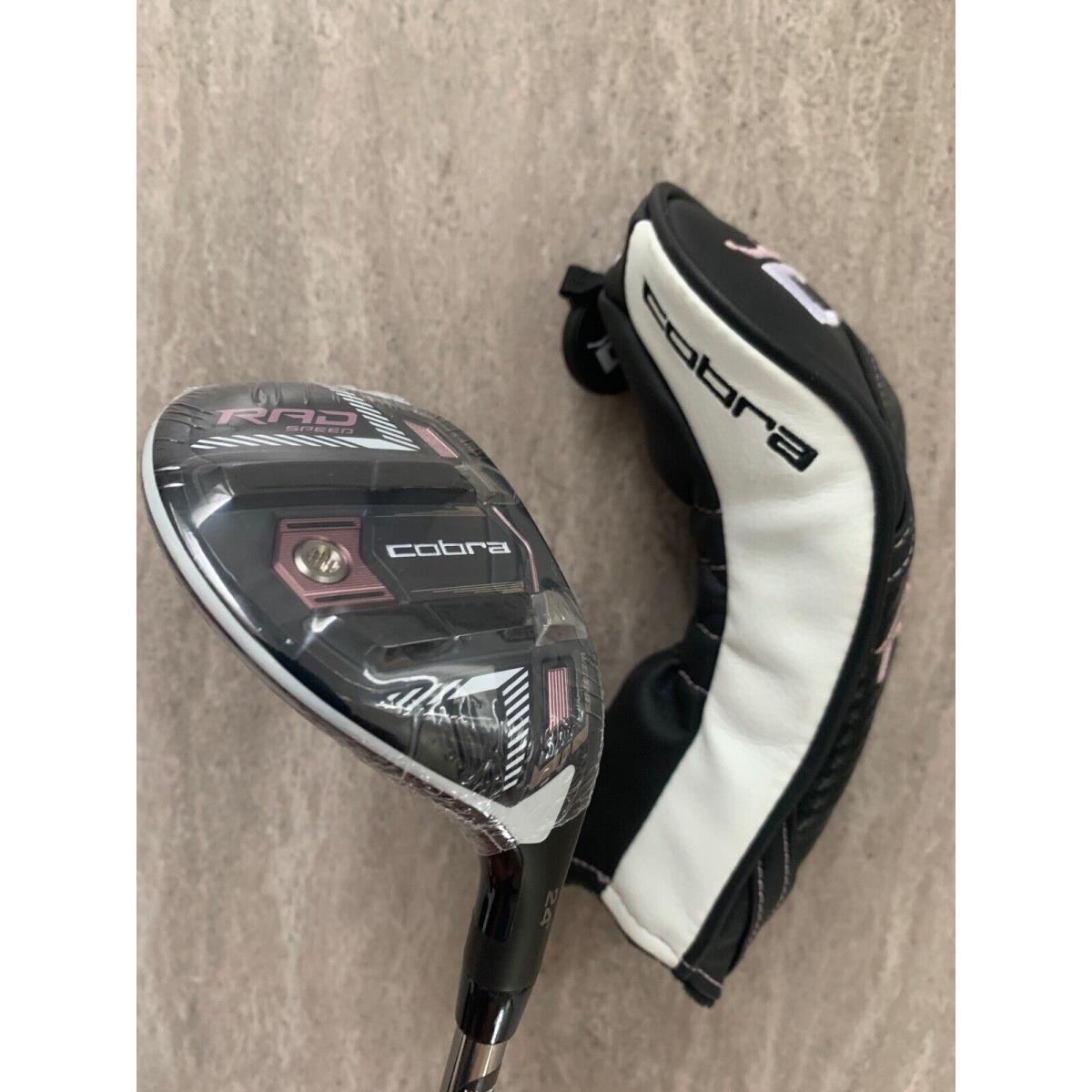 2021 Cobra Radspeed Women`s 24 Hybrid 5 Graphite Recoil Esx Ladies Right-handed