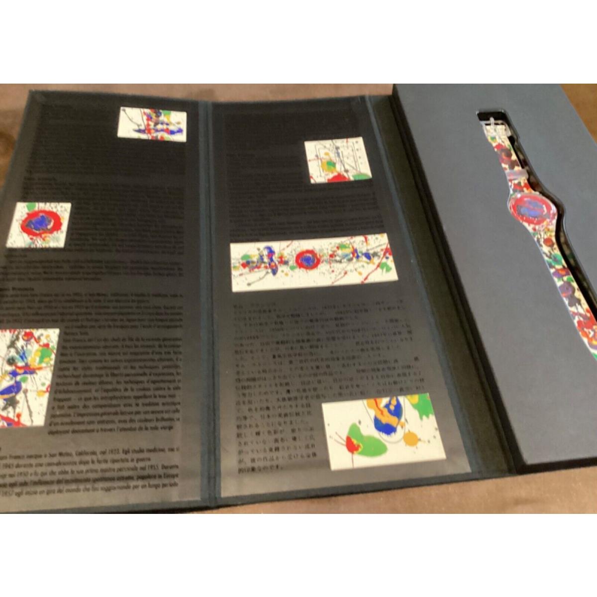 Swatch Watch Vintage Sam Francis Very Rare