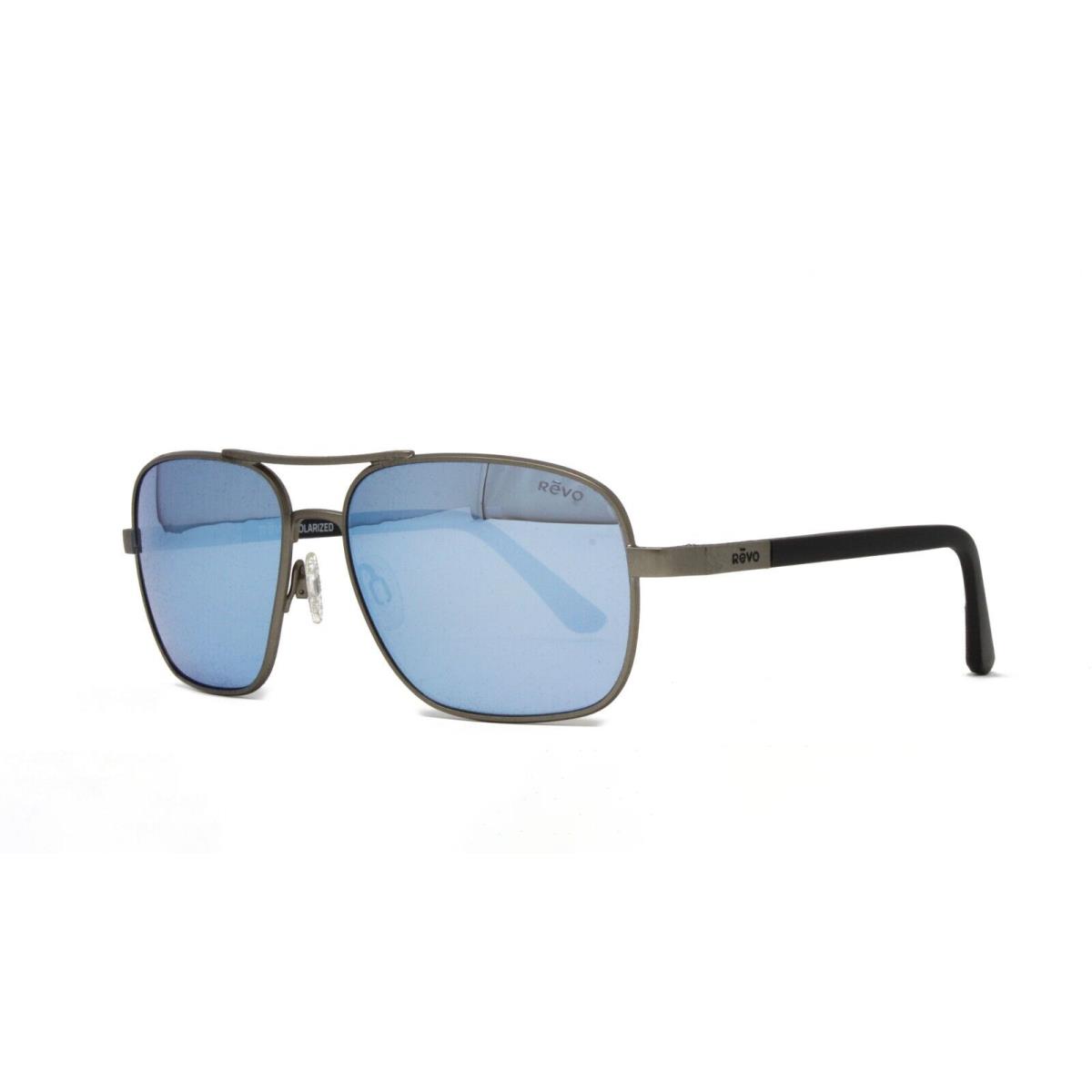 Revo Sunglasses Freeman RE1012 00 BL Matte Gunmetal Blue Water Polarized 46mm