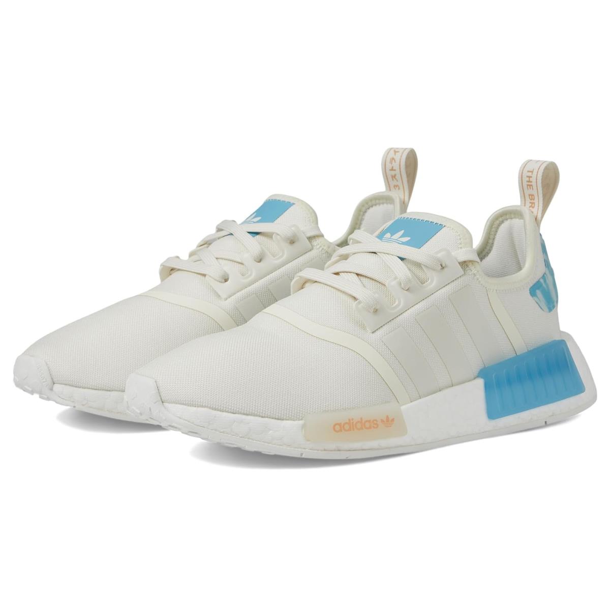 Woman`s Sneakers Athletic Shoes Adidas Originals NMD_R1 Off-White/Preloved Blue/Halo Blush
