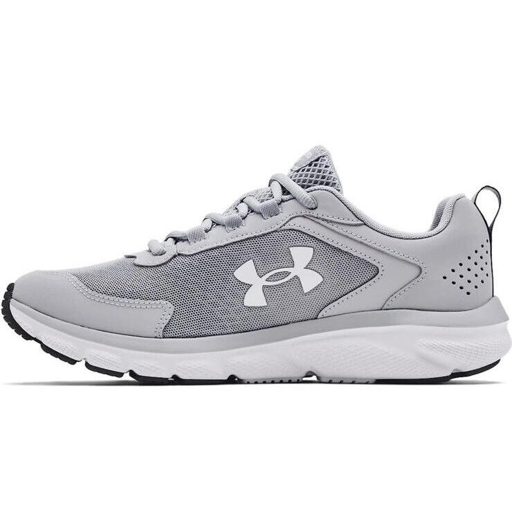 Under Armour Men`s Charged Assert 9 Running Shoes Gray / White 3024590 101