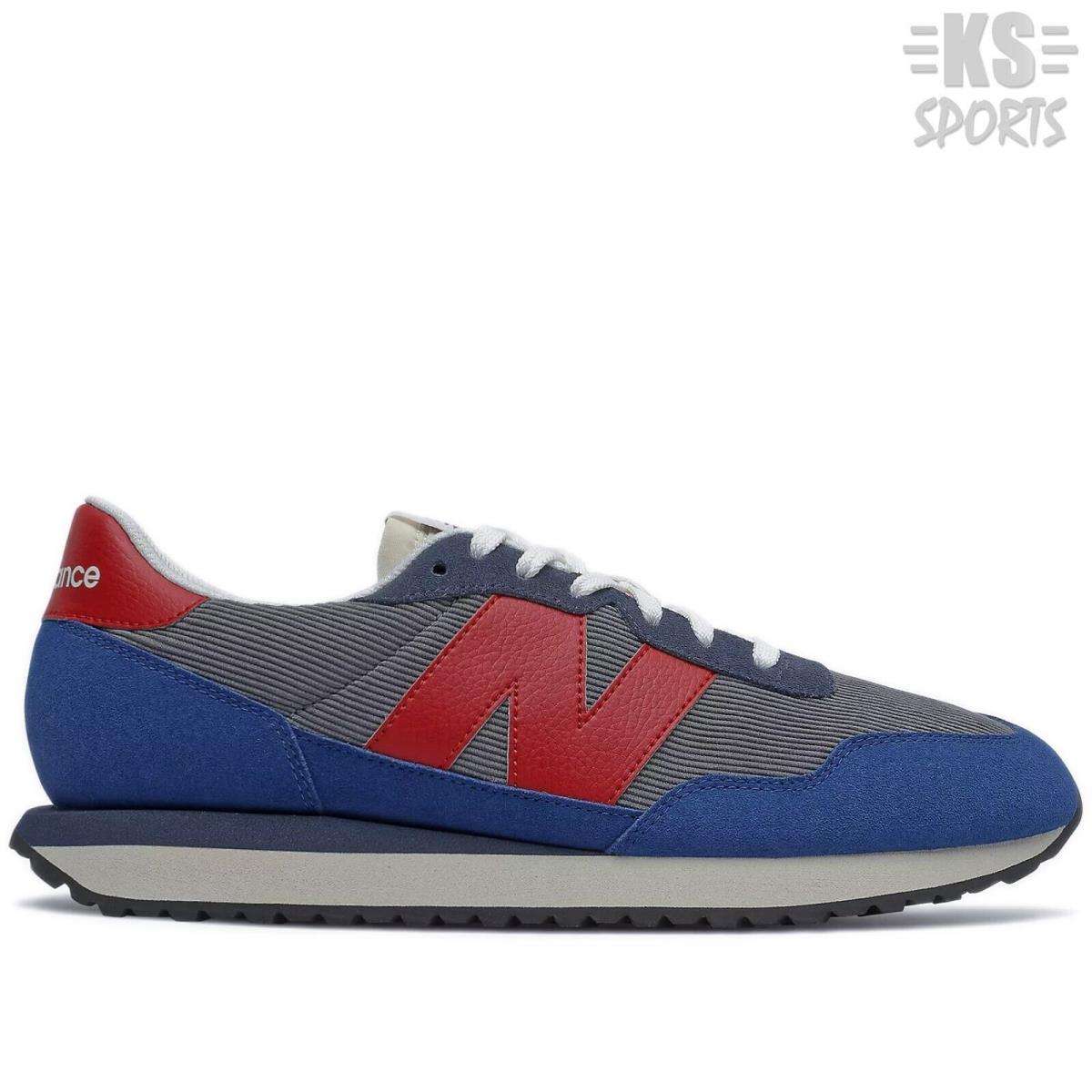 New Balance 237 `navy Team Red` Men`s Lifestyle Athletic Shoes MS237LE1 - Navy/Team Red