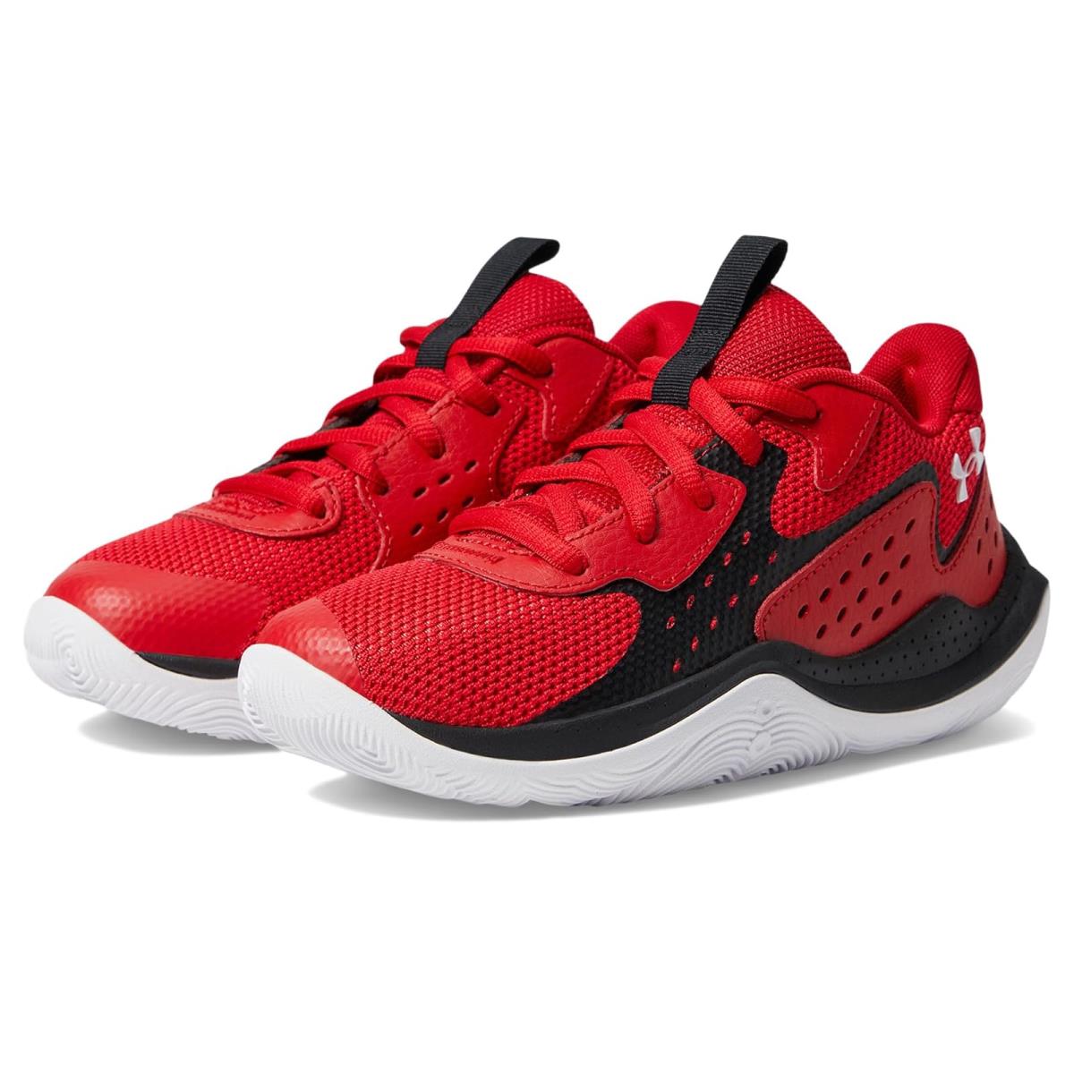 Children Unisex Shoes Under Armour Kids Jet `23 Basketball Shoe Little Kid Red/Black/White