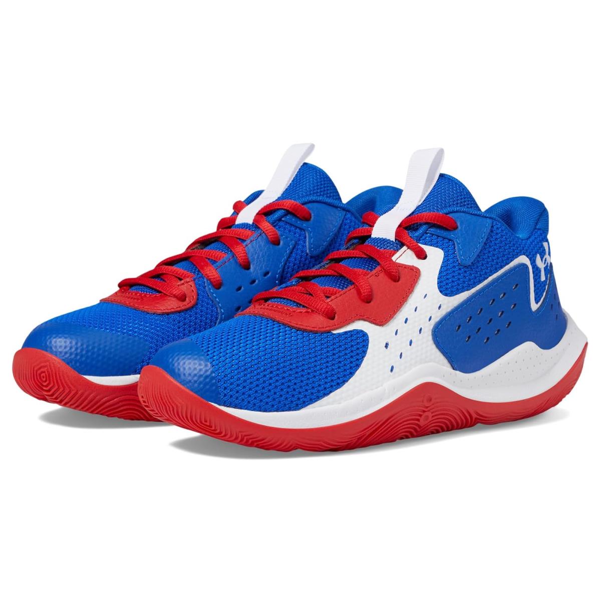 Children Unisex Shoes Under Armour Kids Jet `23 Basketball Shoe Little Kid Team Royal/Red/White