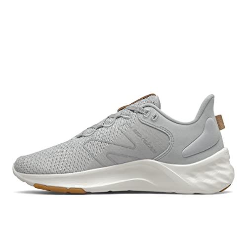 New Balance Women`s Fresh Foam Roav V2 Sneaker Light Aluminum/Sea Salt