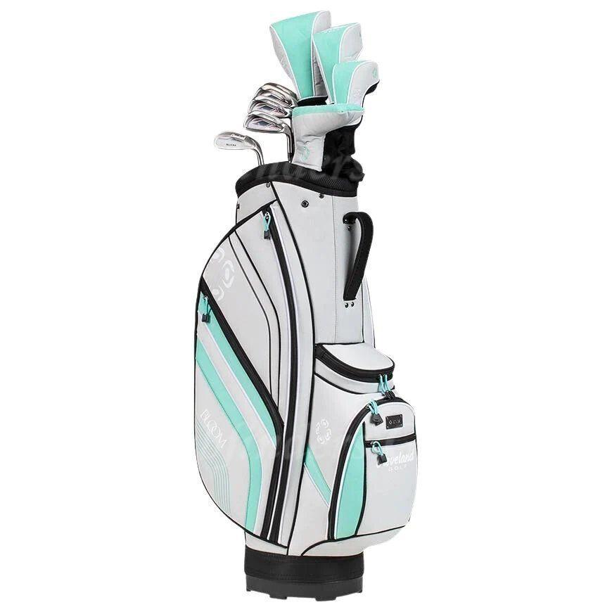 Lady Cleveland Bloom 2023 Grey/blue 9 Piece Complete Club Set w/ Cart Bag - Blue, Grey