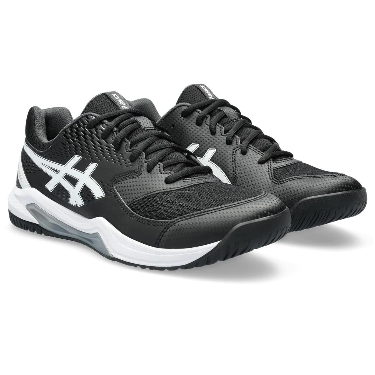 Man`s Sneakers Athletic Shoes Asics Gel-dedicate 8 Tennis Shoe Black/White