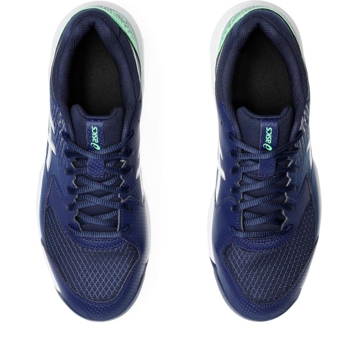 Man`s Sneakers Athletic Shoes Asics Gel-dedicate 8 Tennis Shoe Blue Expanse/White