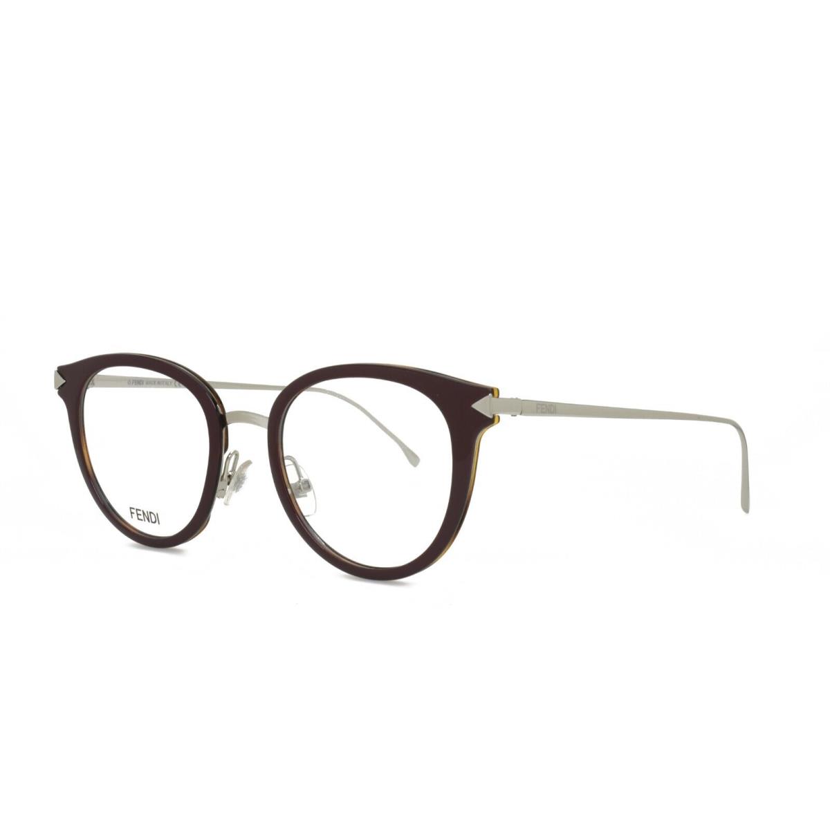 Fendi 0166 V52 48-20-140 Violet Palladium Eyeglasses Frames