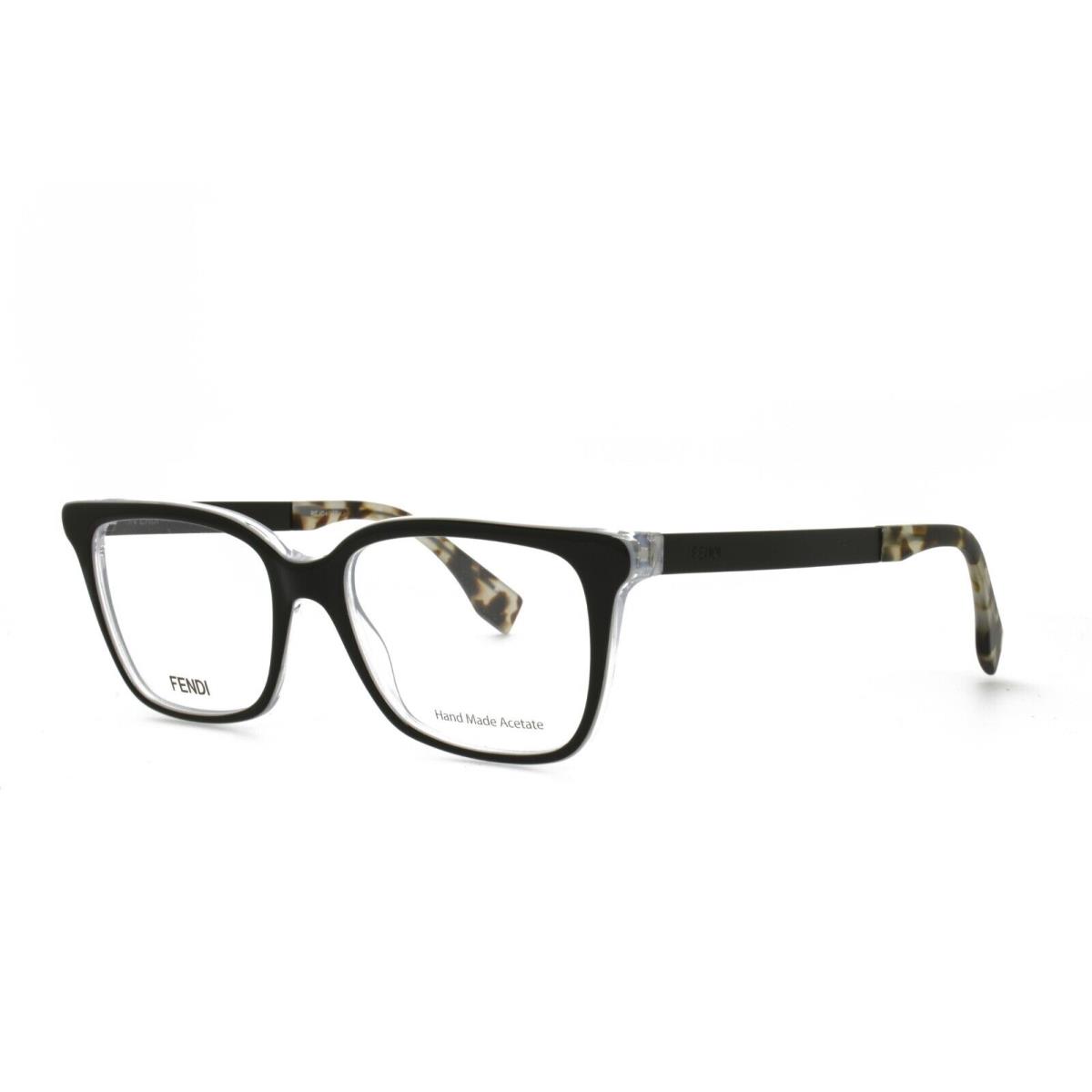 Fendi 0077 DU0 50-17-140 Black Eyeglasses Frames