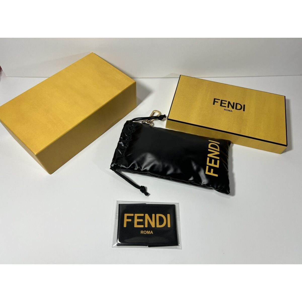 Fendi Roma Sunglasses Eyeglasses Box Black Soft Case Pouch Cloth