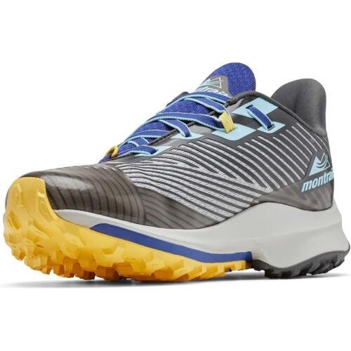 Columbia Montrail Trinity AG Trail Running Shoes Grey/blue Women`s 9 M
