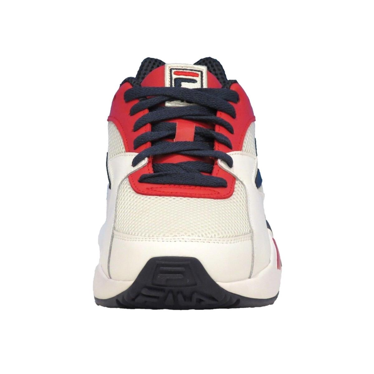 Fila Men`s Mindblower Trainer Fashion Sneaker Shoes - White/Navy/Red