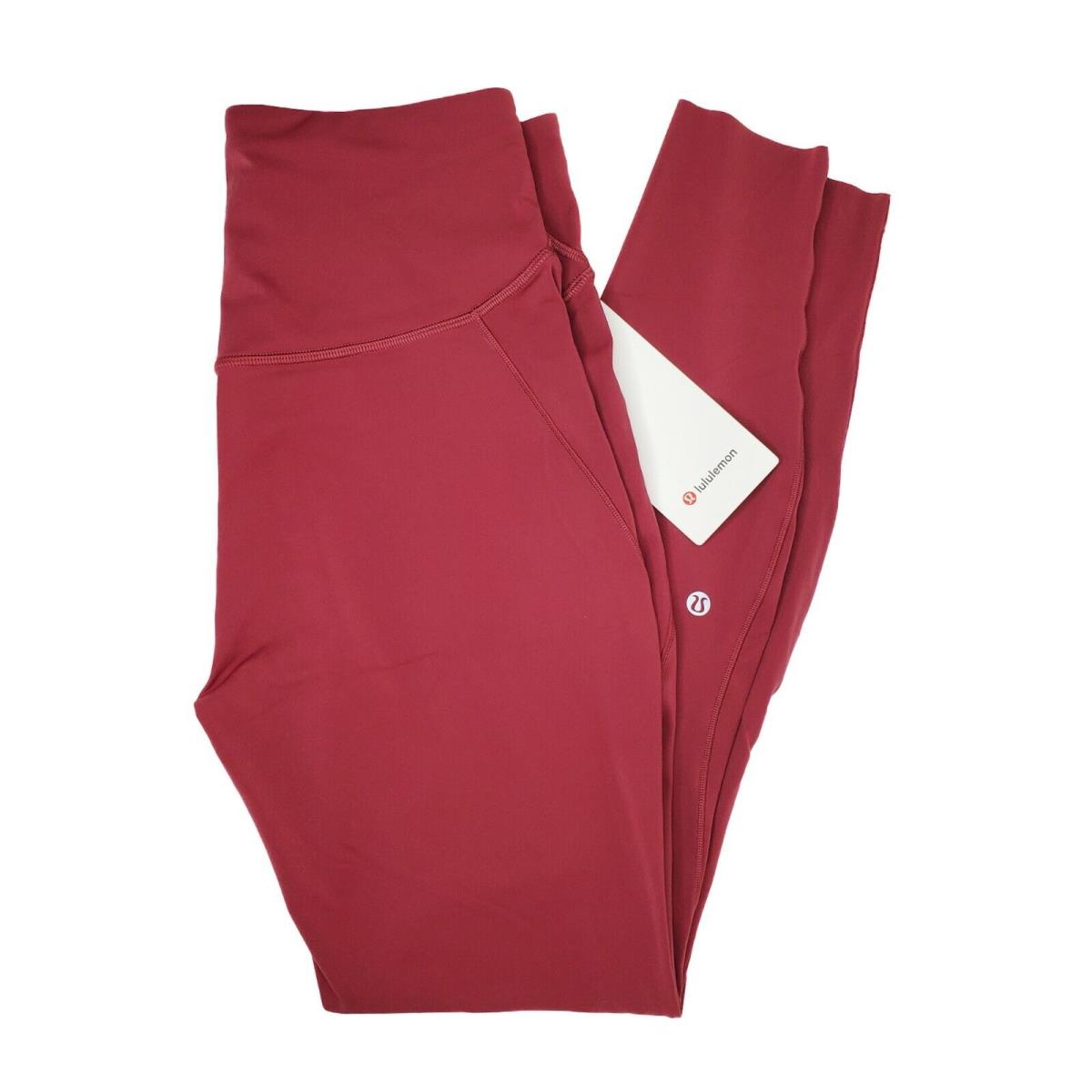 Lululemon Base Pace High-rise Tight 28 Brushed Nulux Mulled Wine