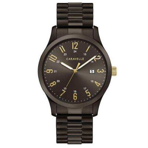 Caravelle Men`s Traditional Collection Expansion Watch