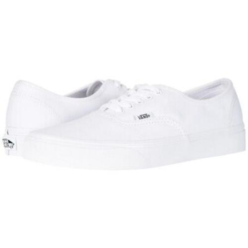 Vans Authentic Women`s Low Top Sneaker Shoes True White