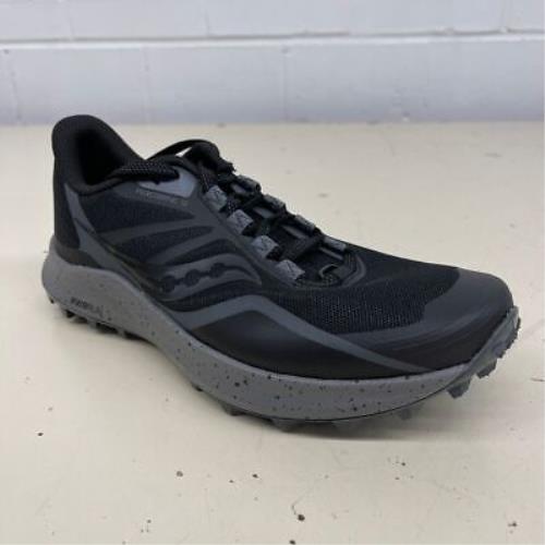 Saucony Peregrine 12 Trail Running Shoe Women`s Size US 6.5 Black